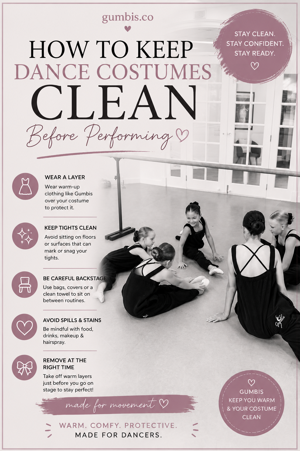 How to Keep Dance Costumes Clean Before Performing: Competition Day Tips Every Dance Parent Should Know